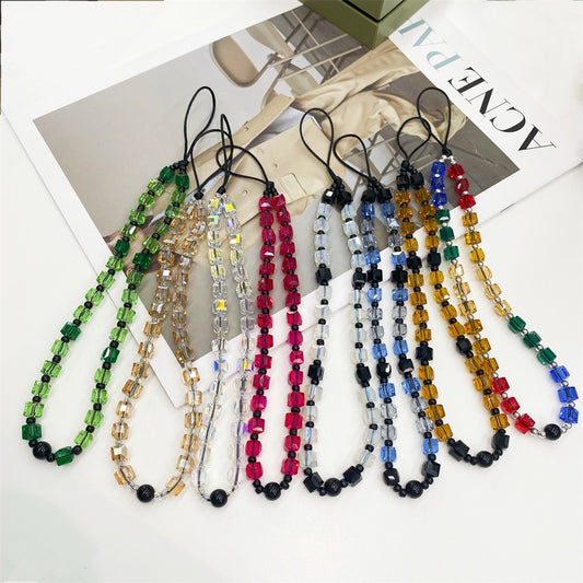 Colorful Crystal Phone Strap