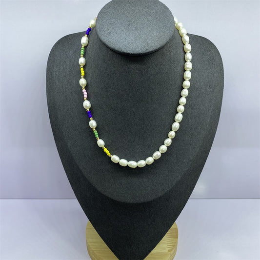 Beads Pearls Necklace