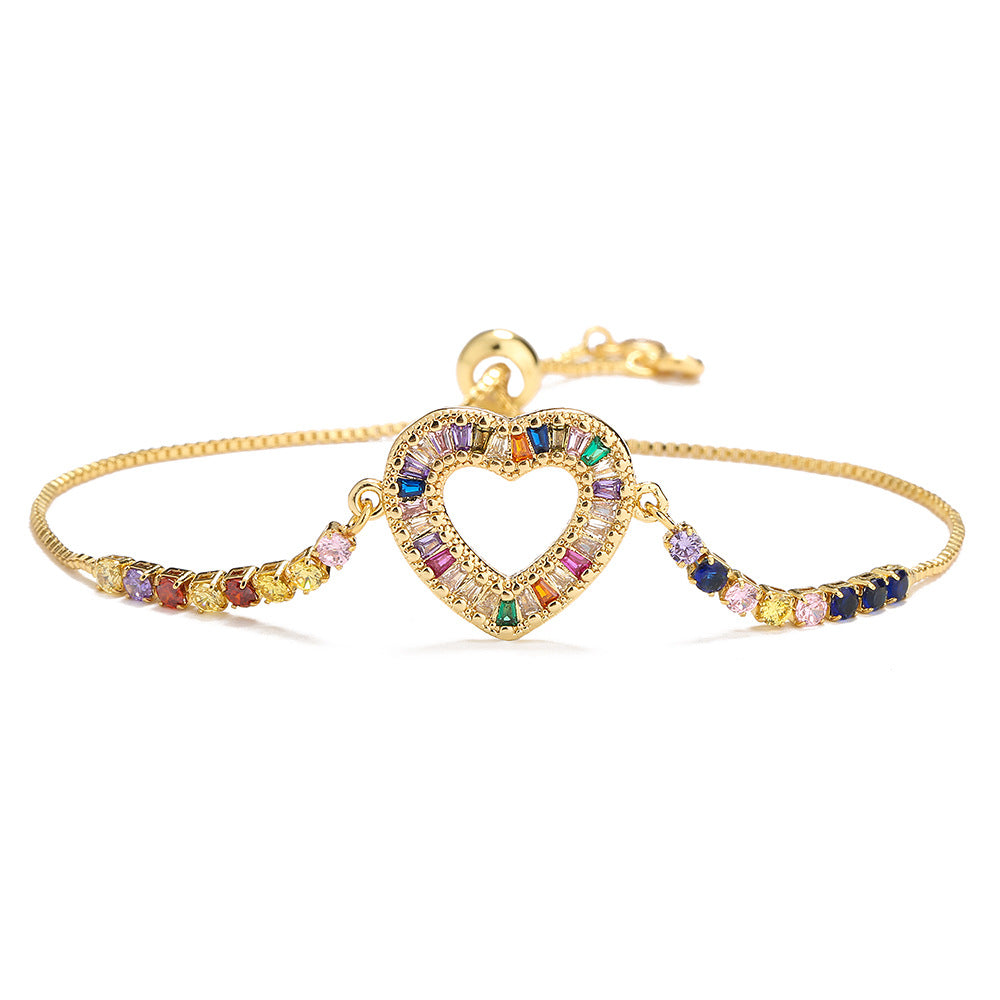 Colorful Heart Bracelet