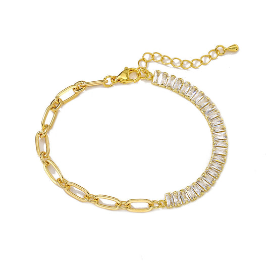 Half Link Chain Bracelet
