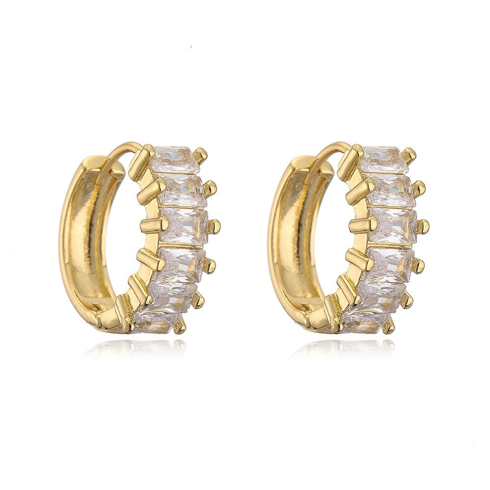 Delicate Zirconia Earrings